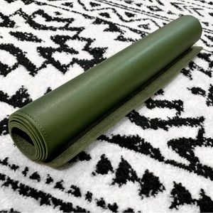 Green Faux Leather Mat